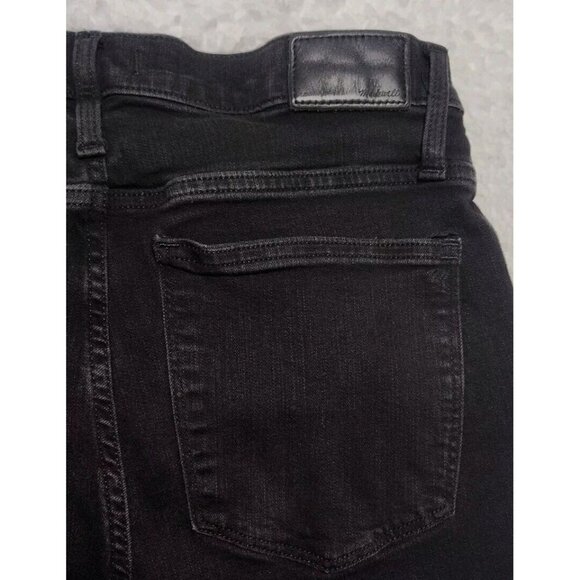 Madewell Jeans Size 31 Womens RoadTripper Skinny Wash Black Denim Pants Stretch - Picture 11 of 12